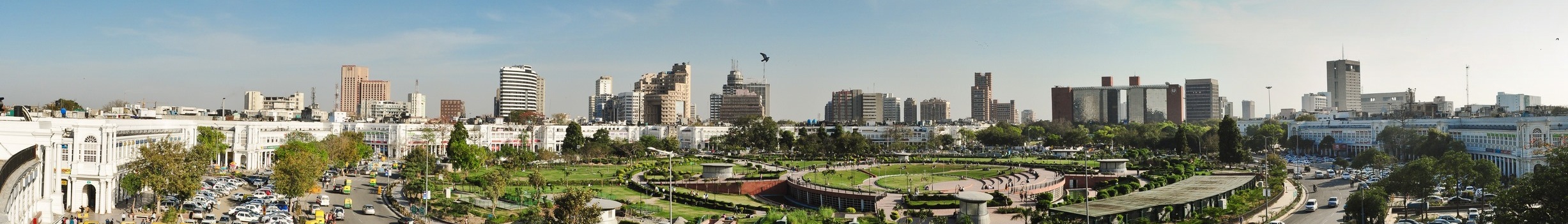 New Delhi skyline